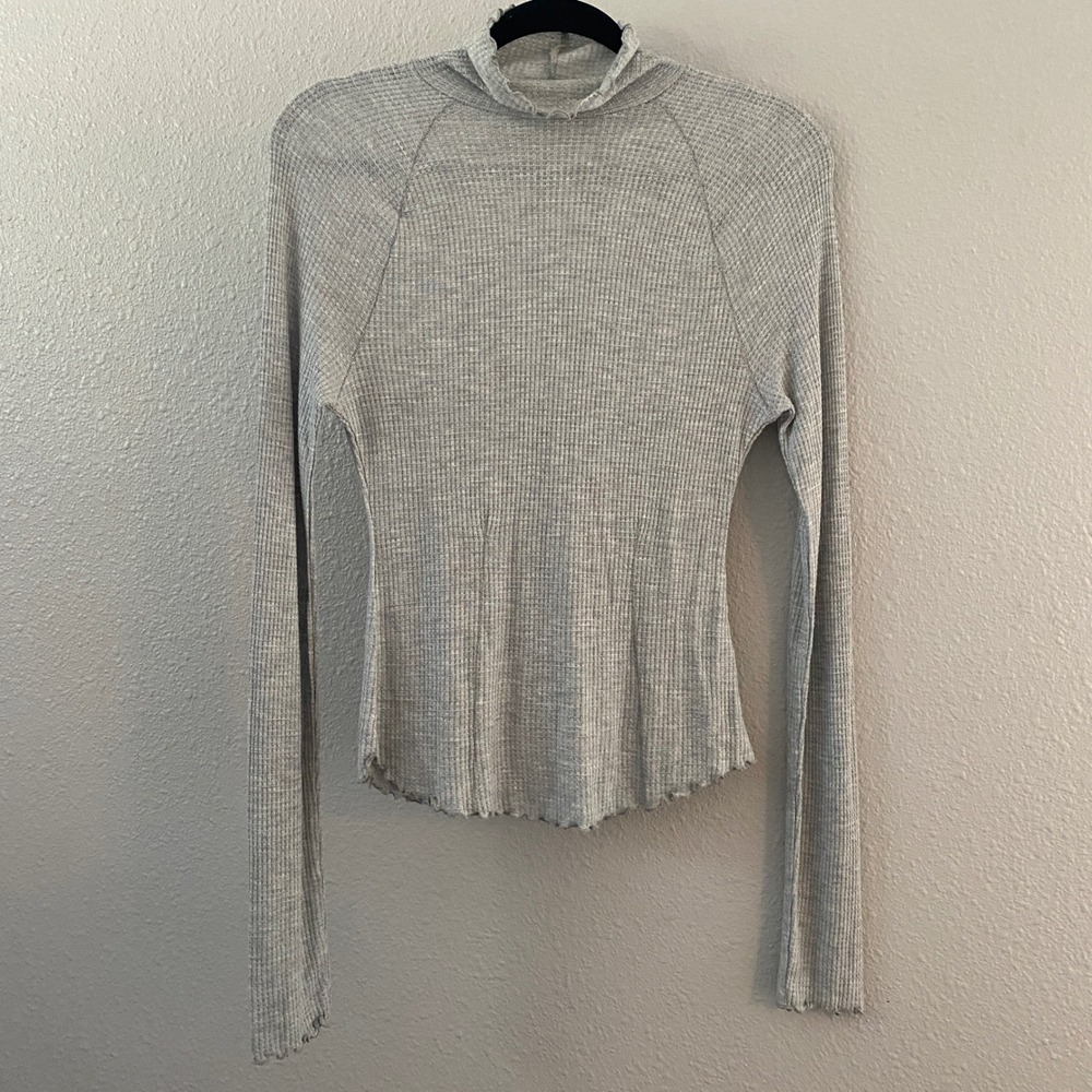 Free People Intimately Make it Easy Thermal Small Waffle Knit Autumn Fall Casual